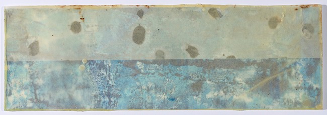 Roland_encaustic_5. Paula Roland, Ocean At My Feet, 2013-14. Three layered encaustic prints