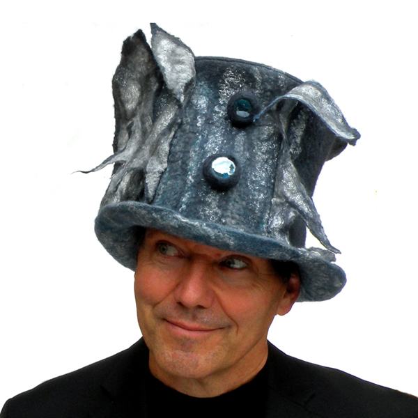 Icy Mad Hatter Top Hat