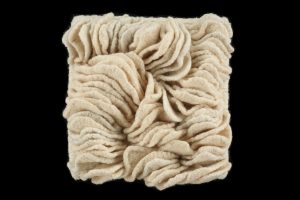 Chris Motley, "Family Vacation," Fiber; Hand-knit Wool fulled & sewn, 10" x 10" x 1.5," 2019, website: www.chrismotleyart.com