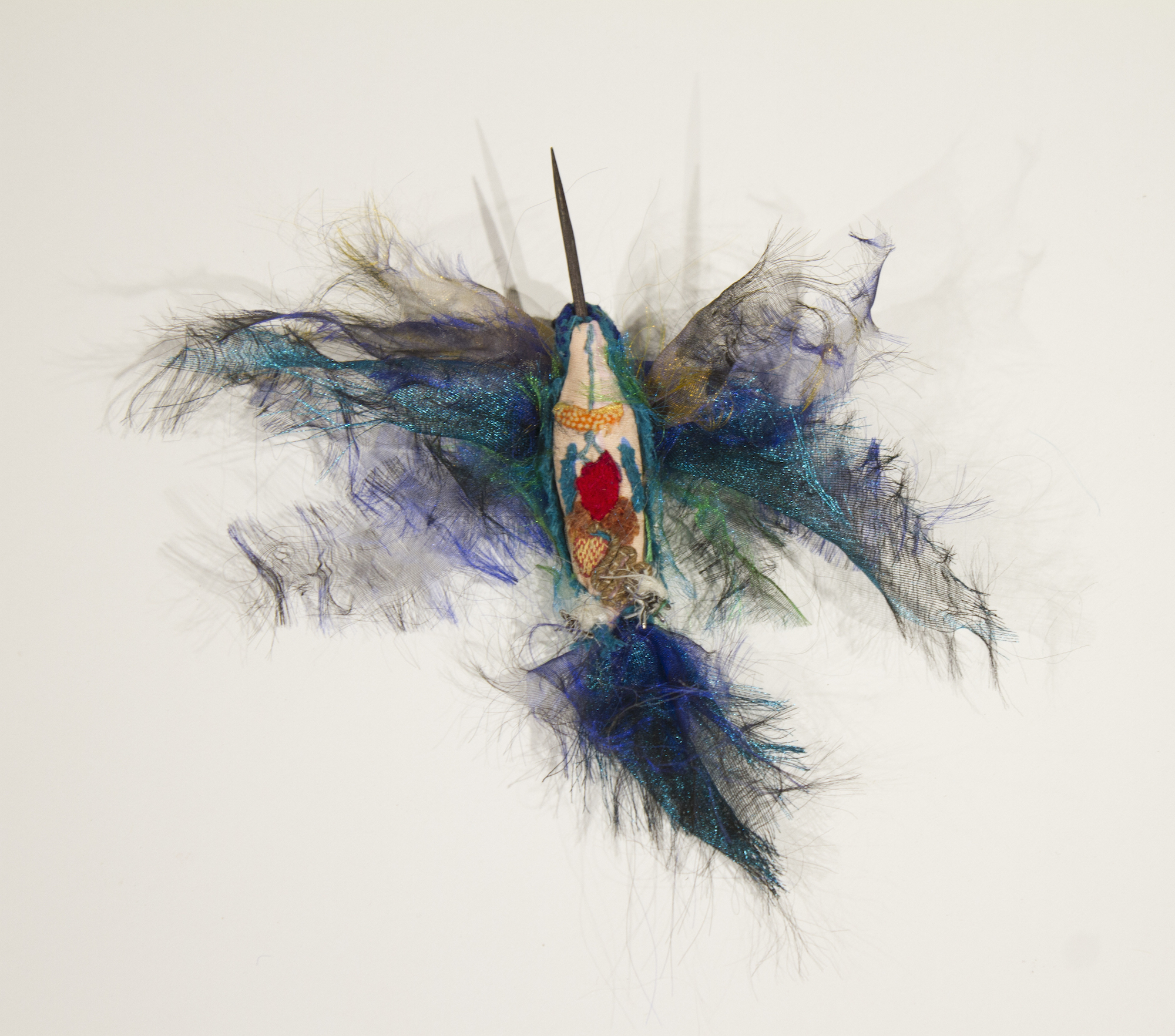 Turquoise-throated Puffleg Hummingbird, extinct, 2021, Julia Feldman