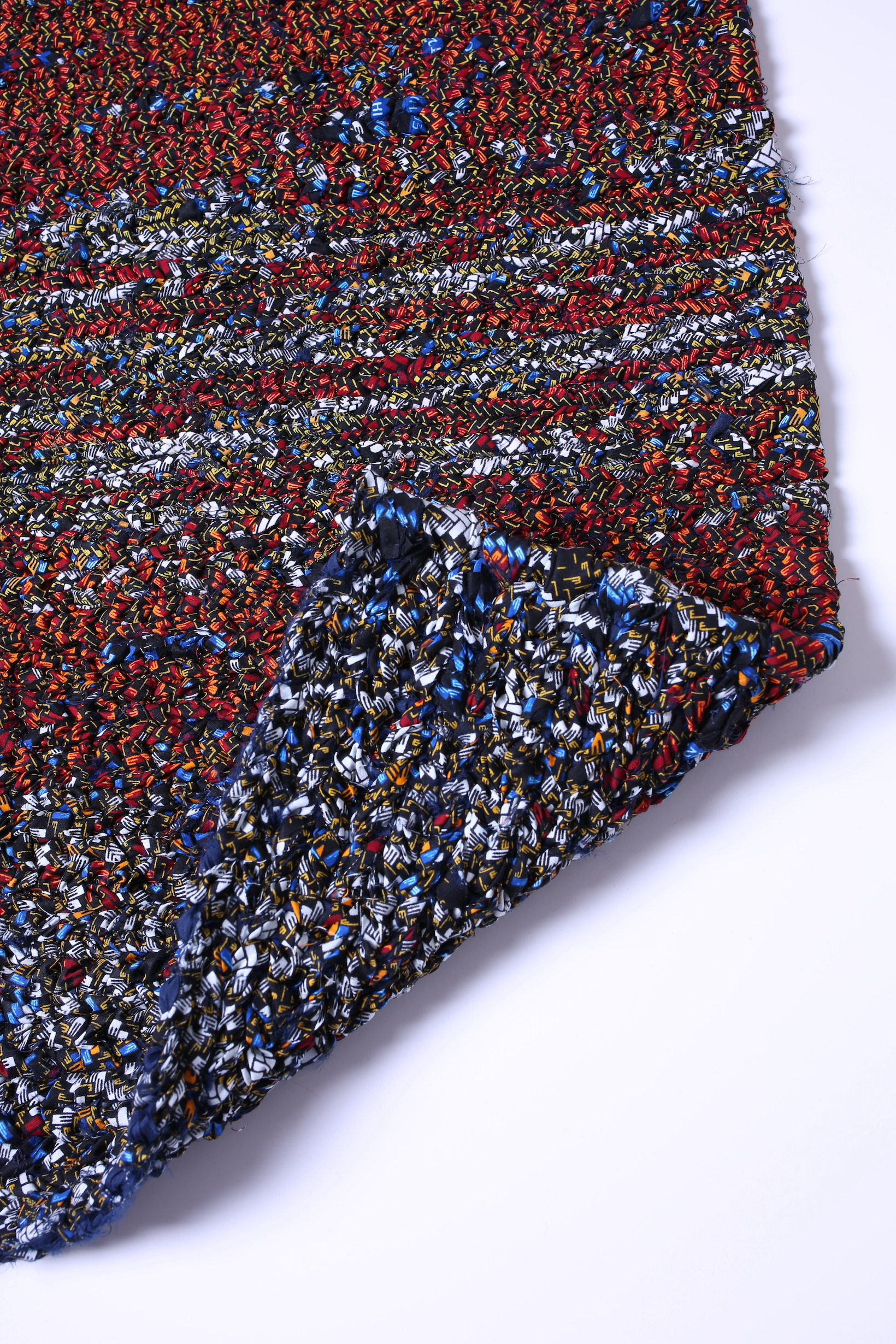 Karen Baker, The Year of Return, 2021. Dutch Wax Fabric and cotton fabric, 24 x 40in.